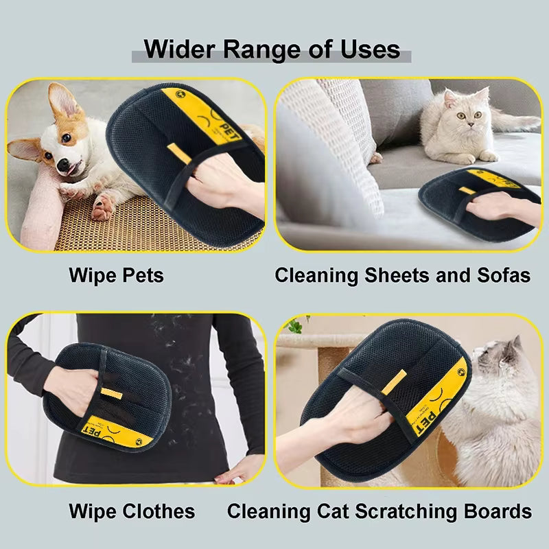 CleanPaws™ Pet Hair Removal Glove for Dogs & Cats